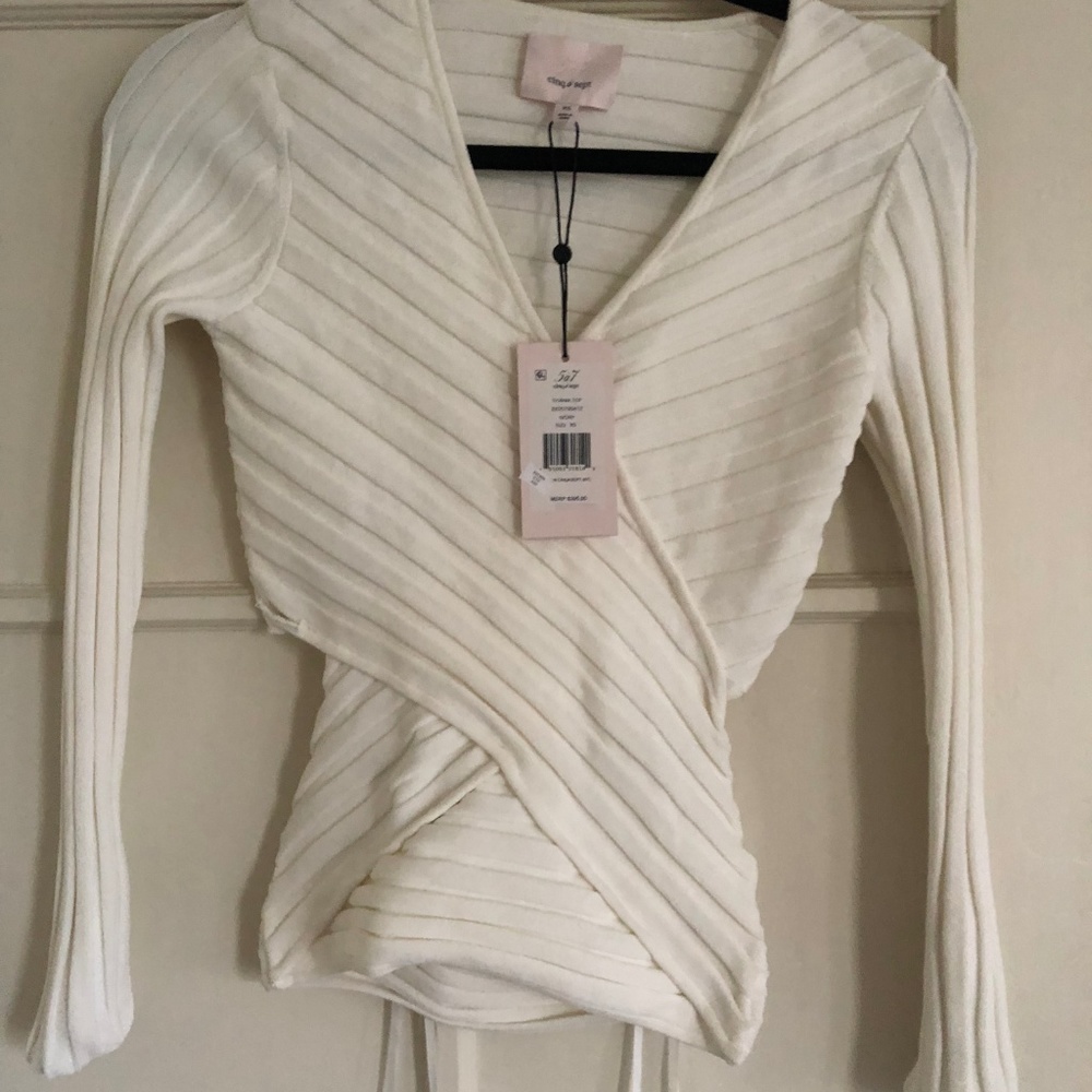 Cinq a Sept Ivory Top